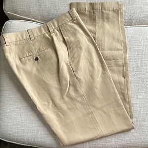 Brooks Brothers Khaki Linen Pants